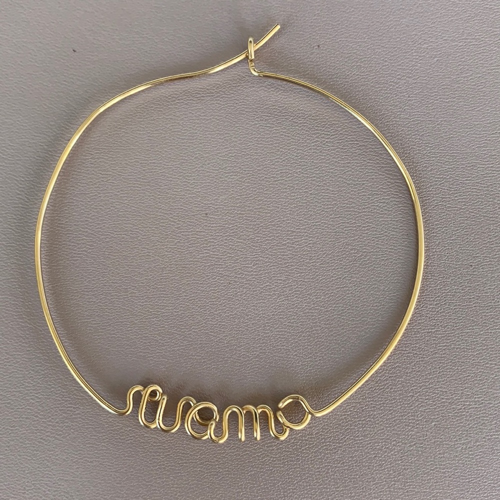 Atelier Paulin Single Wire Hoop Earring